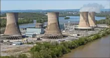  ?? Andrew Rush/ Post- Gazette ?? Exelon Corporatio­n's Three Mile Island nuclear plant in Middletown, Dauphin County.