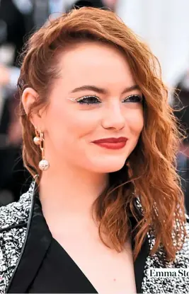  ??  ?? Emma Stone