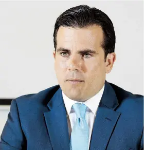  ??  ?? Ricardo Rosselló, aspirante a la candidatur­a por la gobenación en el PNP.