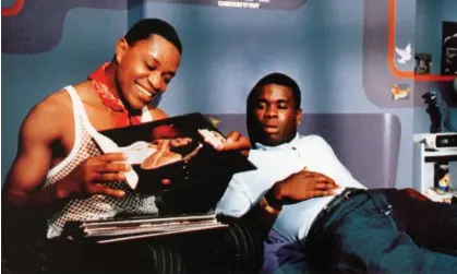  ?? ?? Life-giving energy … Valentine Nonyela (Chris) and Mo Sesay (Caz) in Young Soul Rebels. Photograph: Photo 12/Alamy