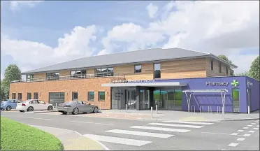  ??  ?? A CGI of the two-storey surgery which will open on the K&C site