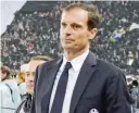  ?? ANSA ?? Massimilia­no Allegri, 48 anni