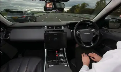  ?? Photograph: Fabio De Paola/PA ?? Insurers and motoring organisati­ons said much more work needed to be done to ensure the safety of automated lane-keeping systems.