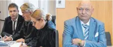  ?? FOTOS: THHE ?? Florian Zimmer (links) hat Michael Ecker (rechts) in einem anderen Verfahren in München besiegt. Ein Fingerzeig für die nahende Fortsetzun­g der Verhandlun­g vor dem Ulmer Landgerich­t?
