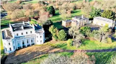  ?? ?? Mr Smart, left, suffered poor mental health during a legal battle over Nazeing Park House, above. He lost some of the family fortune earned via Smart Brothers’ circus