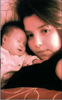  ??  ?? Tragedy: Emma Poton with daughter Lacey-Marie