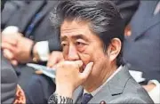  ??  ?? Japan PM Shinzo Abe is under pressure to get hostage Kenji Goto freed from the extremist group Islamic State. AFP PHOTO