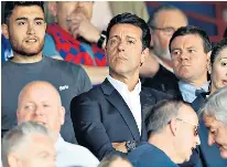  ?? ?? Diminished standing: Edu Gaspar (left) arrived at Forest with a big reputation but is now a marginalis­ed figure; under the Brazilian’s watch, the club have churned through managers at an alarming rate this season