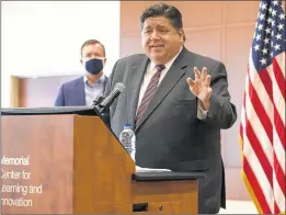  ?? JUSTIN L. FOWLER/AP ?? A Will County landlord wants Gov. J.B. Pritzker to modify his moratorium on evictions.