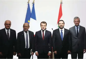  ??  ?? A total of $11.3 billion in low interest loans for insfrastru­cture projects in Lebanon was pledged by donor countries and multilater­al institutio­ns at the April 6, CEDRE conference in Paris. Attendees at the conference included ministers and heads of...