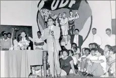  ?? PICTURE: INDEPENDEN­T MEDIA ?? ORATORY: Boesak at a UDF meeting in the 1980s.