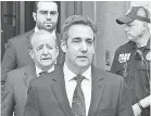  ?? ROBERT DEUTSCH/USA TODAY ?? The federal case against Michael Cohen could have far-reaching implicatio­ns.