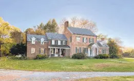  ?? DANA MUNRO/COURTESY ?? Robert Brown, who runs Johns Hopkins House Inc., a nonprofit designed to purchase and restore Whites Hall, says he plans to buy the Gambrills property soon, two years after he initially intended to buy it.