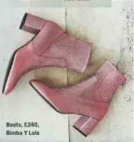  ??  ?? Boots, £240, Bimba Y Lola