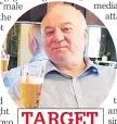  ??  ?? TARGET Ex-spy Sergei Skripal