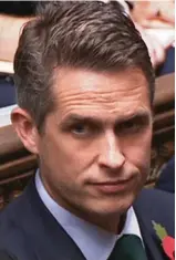  ??  ?? In the money: Gavin Williamson