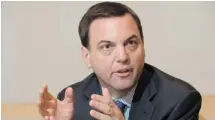  ?? PAT MCGRATH/OTTAWA CITIZEN ?? Ontario PC Leader Tim Hudak says his party will discuss putting beer and wine in corner stores at this weekend’s policy convention.