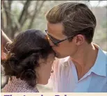  ??  ?? The tender Prince
A kiss for the young Queen from Prince Philip played by Matt Smith