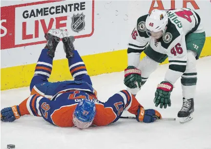  ?? GREG SOUTHAM ?? The Edmonton Oilers’ Connor McDavid criticized the NHL’s concussion rules after being removed from Sunday’s game against the Wild.