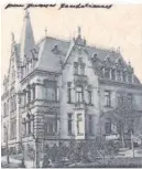  ?? FOTO: SAMMLUNG WESZKALNYS ?? Villa Röchling in Saarbrücke­n, Karte von 1902.