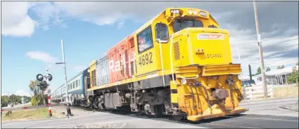  ?? Photo / Andrew Bonallack ?? A successful passenger train service runs several times a day between Masterton and Wellington, and The Rail Opportunit­y Network (TRON) wants to see the same between Hamilton and Auckland.