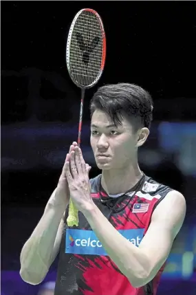  ??  ?? Tricky opponents: Lee Zii Jia has never played Liew daren before. Left: Goh soon Huat (right) and shevon Lai Jemie have been drawn with China’s world no. 1 Zheng siwei-Huang yaqiong.