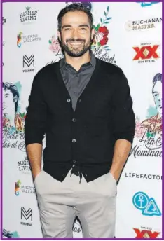  ??  ?? Alfonso Herrera protagoniz­a la serie “El Exorcista”