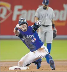  ?? NATHAN DENETTE/THE CANADIAN PRESS FILES ?? Toronto Blue Jays third baseman Josh Donaldson is coming off a 37-homer campaign.