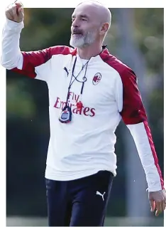  ?? LAPRESSE ?? Stefano Pioli, 54 anni, è alla sua seconda panchina con il Milan