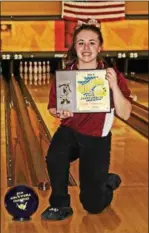  ?? COURTESY GOV. MIFFLIN SCHOOL DISTRICT ?? Gov. Mifflin’s Emily Garl won the girls’ singles championsh­ip at the Pa. Bowling Championsh­ips last weekend.