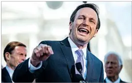  ?? ZACH GIBSON/GETTY ?? Sen. Chris Murphy, D-Conn., decried colleagues for voting to stop state retirement plans.