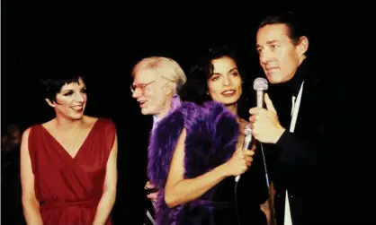  ?? Photograph: Images Press/ Getty Images ?? Halston, right, with Liza Minnelli, Andy Warhol and Bianca Jagger in New York, in this undated 1970s photo.