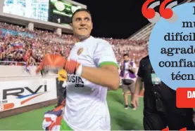  ?? JOSE CORDERO ?? Keylor Navas confesó que el sentimient­o con la Sele es incomparab­le.