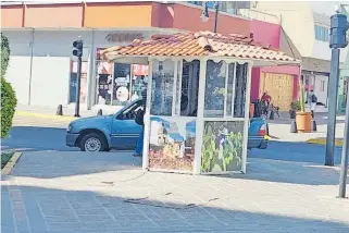  ?? JOSÉ ALMANZA ?? abierto el Kiosko de informació­n en la zona centro de la ciudad.