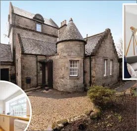  ??  ?? Despite its historic roots, this Milngavie cottage is full of modern charm