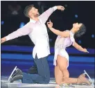  ??  ?? Jake and Vanessa Bauer starring in the Dancing on Ice Live Tour