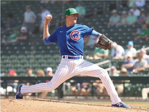  ?? JOHN ANTONOFF/SUN-TIMES ?? Cubs right-hander Kyle Hendricks is coming off a season in which he had a 4.77 ERA, by far the worst of his career.