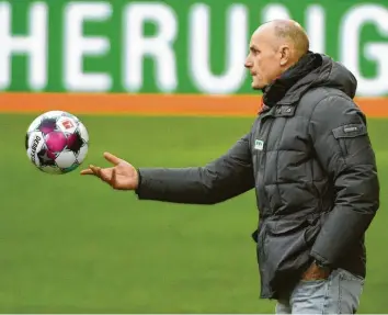  ?? Foto: Ulrich Wagner ?? „Trainer sind nie zufrieden, die wollen immer mehr erreichen und entwickeln“, sagt Heiko Herrlich.