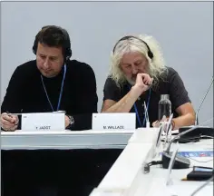  ??  ?? MEP for Ireland South, Wexford’s Mick Wallace at the COP25 climate change conference in Madrid.