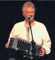  ??  ?? Bernard Wrigley (pictured) performed at the Grand Union Folk Club on Monday, July 24.