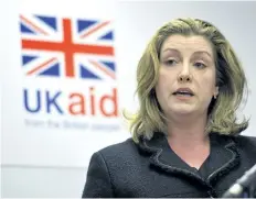  ?? THE ASSOCIATED PRESS FILES ?? Britain’s Internatio­nal Developmen­t Secretary Penny Mordaunt is demanding that Oxfam show moral accountabi­lity and provide full disclosure about sexual misconduct by Oxfam staff in Haiti after the 2010 earthquake.