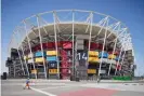  ?? David Levene/The Guardian ?? Stadium 974, one of the eight venues that will be used in the World Cup. Photograph: