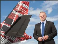  ??  ?? Jonathan Hinkles said that when in-flight service resumes passengers will again be able to enjoy a tasty treat that is the mainstay of every Loganair flight