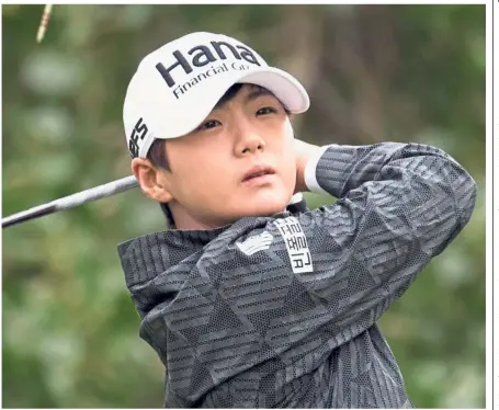  ?? — AP ?? Under the spotlight: World No. 1 Park Sung-hyun will be leading hosts South Korea’s charge in the UL Internatio­nal Crown, a biennial women’s profession­al team golf tournament, starting today in South Korea.