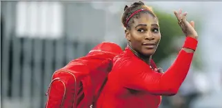  ?? EZRA SHAW/GETTY IMAGES ?? Serena Williams is seeded No. 17 for next week’s U.S. Open, a nine-spot boost from her current world ranking. Williams has won the U.S. Open six times.