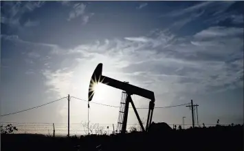  ?? PHOTO: BLOOMBERG ?? A pumpjack operates in an oil field in California, the US. It is nothing short of astonishin­g how the US has grabbed the premier global position when it comes to oil significan­tly overtaking China as the defining factor in the market.