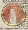  ??  ?? ●»An Anglo-Saxon manuscript depicting Ethelflaed­a