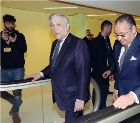  ?? ?? A Milano Antonio Tajani, 69 anni, FI, ministro degli Esteri, all’inaugurazi­one dell’anno accademico dell’Università San Raffaele