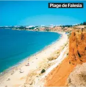  ??  ?? Plage de Falesia