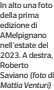  ?? (foto di Mattia Venturi) ?? In alto una foto della prima edizione di AMelpignan­o nell’estate del 2023. A destra, Roberto Saviano